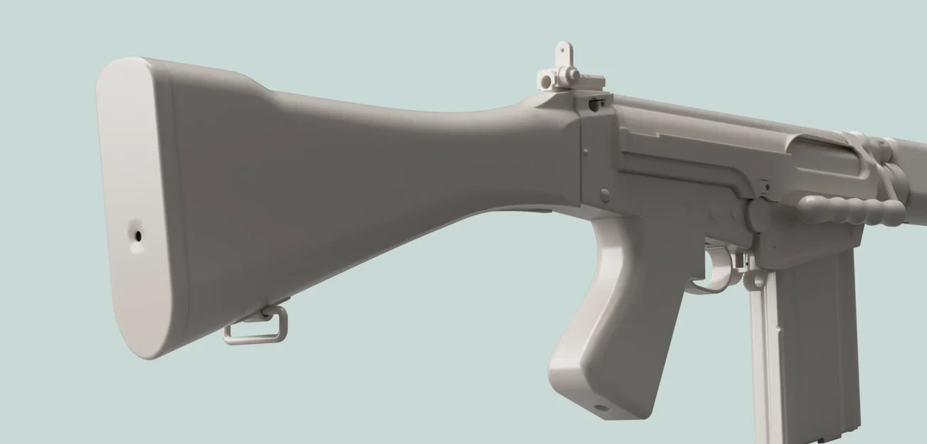 Thân DSA FN FAL cho Airsoft/Gel Blaster (MeowCha, Incomplete, V3 Gearbox) - Image 4