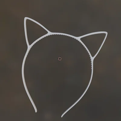 Mẫu in 3D bờm tai mèo dễ thương cho phụ kiện hóa trang cosplay