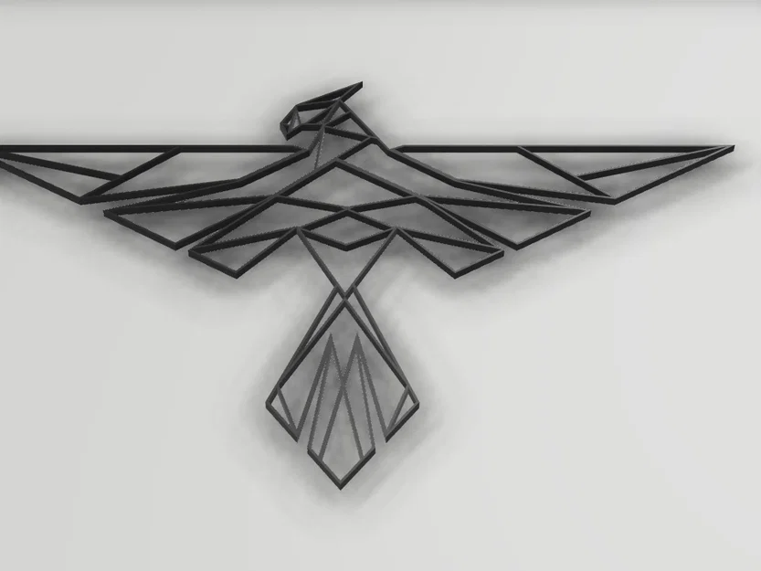 Geometric Pheonix – Nghệ thuật phượng hoàng hình học in 3D - Image 2