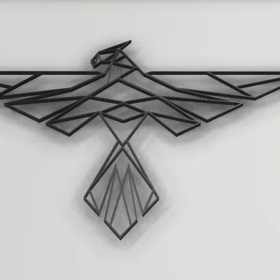 Geometric Pheonix – Nghệ thuật phượng hoàng hình học in 3D