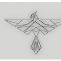 Geometric Pheonix – Nghệ thuật phượng hoàng hình học in 3D - Thumbnail 3