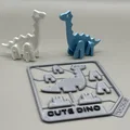 Cute Dino Kit Card – Thẻ lắp ráp khủng long 3D siêu dễ thương - Thumbnail 1