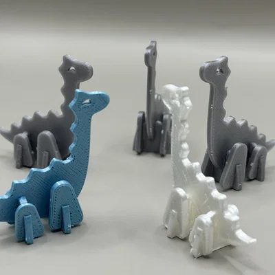 Cute Dino Kit Card – Thẻ lắp ráp khủng long 3D siêu dễ thương