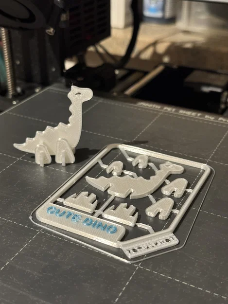 Cute Dino Kit Card – Thẻ lắp ráp khủng long 3D siêu dễ thương - Image 3