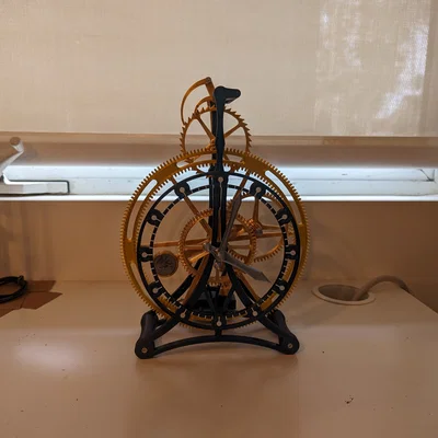 Đồng hồ bánh răng hành tinh (Epicyclic Gear Clock)