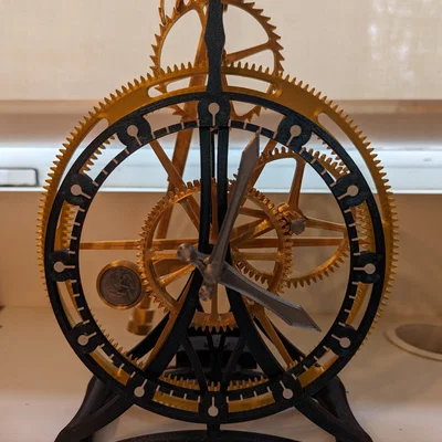 Đồng hồ bánh răng hành tinh (Epicyclic Gear Clock)