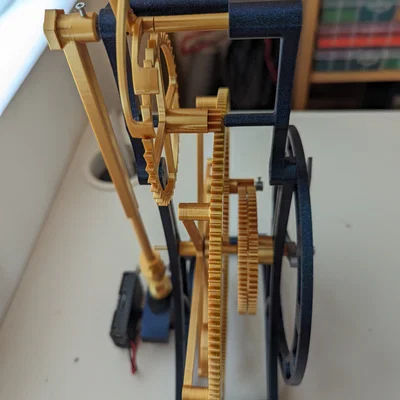 Đồng hồ bánh răng hành tinh (Epicyclic Gear Clock)