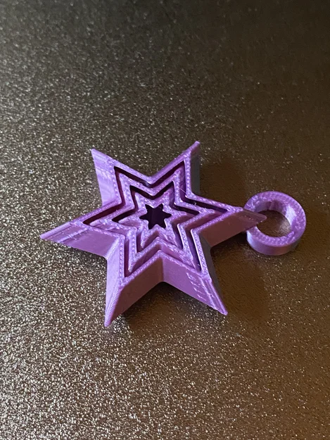 Móc Khóa Mini Fidget Hình Ngôi Sao - Image 3