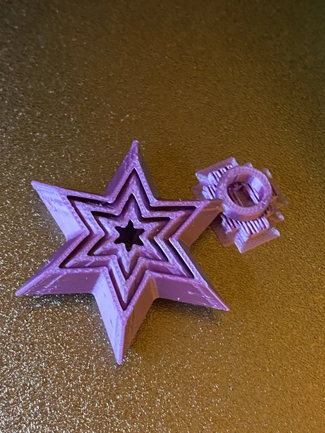 Móc Khóa Mini Fidget Hình Ngôi Sao - Image 6