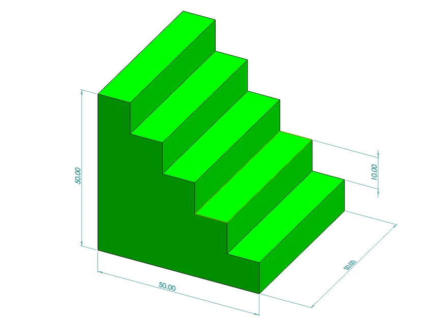 Mô hình cầu thang 3D trang trí nhỏ gọn - File STL chất lượng - Image 1