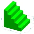 Mô hình cầu thang 3D trang trí nhỏ gọn - File STL chất lượng - Thumbnail 1