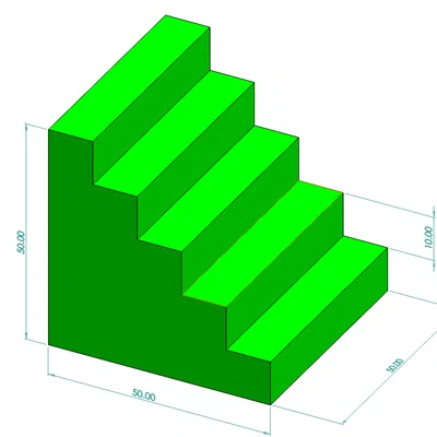 Mô hình cầu thang 3D trang trí nhỏ gọn - File STL chất lượng