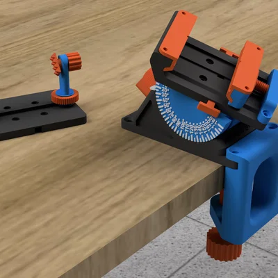 Ê-tô đa trục với các attachment thay đổi được
