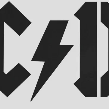 Tải ngay file in 3D khuôn stencil logo AC/DC cực chất cho fan Rock