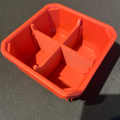 Vách ngăn chia ô Milwaukee Packout (Cross Divider) in 3D tiện lợi