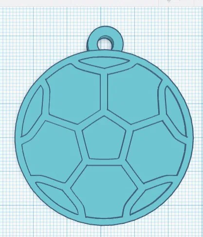 Móc khóa bóng đá (soccer keychain) cá nhân hóa - Image 2