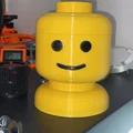 Hộp đựng đồ hình đầu Lego có nắp vặn độc đáo cho bàn làm việc - Thumbnail 1