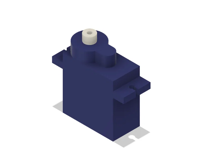 Mô hình 3D động cơ Servo 9g - Hỗ trợ thiết kế dự án DIY chuyên nghiệp - Image 1