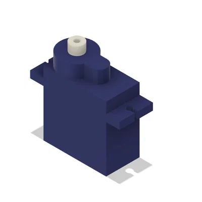 Mô hình 3D động cơ Servo 9g - Hỗ trợ thiết kế dự án DIY chuyên nghiệp