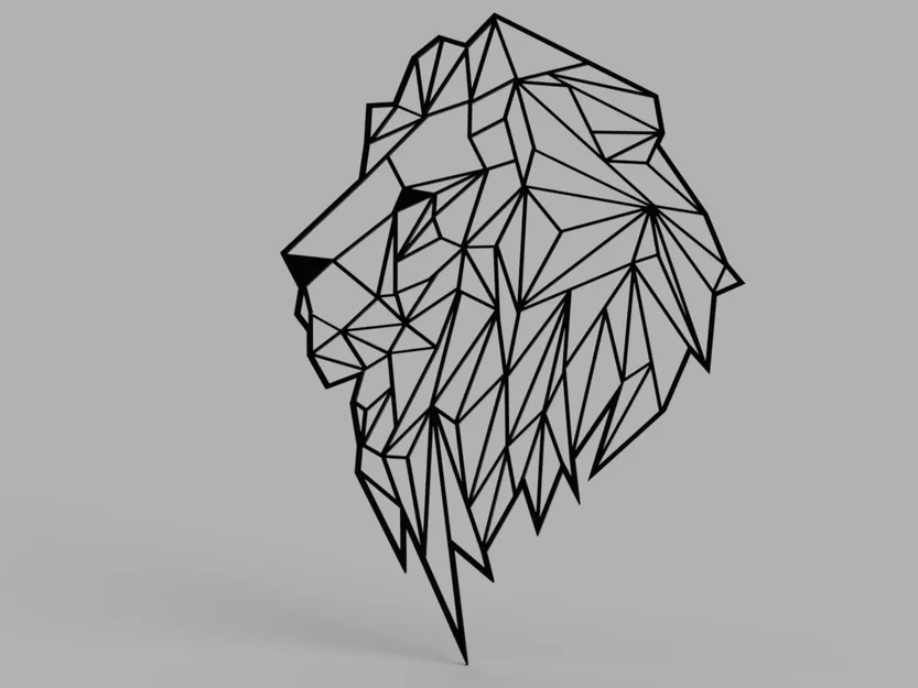 Sư tử nhỏ treo tường - Image 1