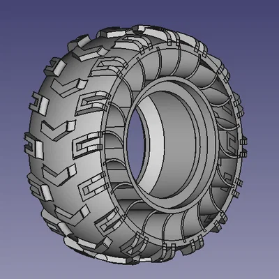 Bánh xe địa hình Off-road 82x34mm cho mô hình 1/12 (Vật liệu TPU)
