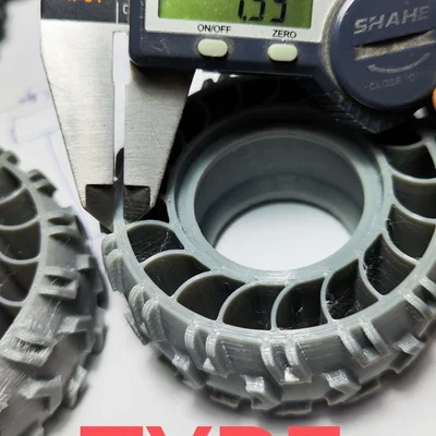 Bánh xe địa hình Off-road 82x34mm cho mô hình 1/12 (Vật liệu TPU)