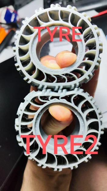 Bánh xe địa hình Off-road 82x34mm cho mô hình 1/12 (Vật liệu TPU) - Image 4