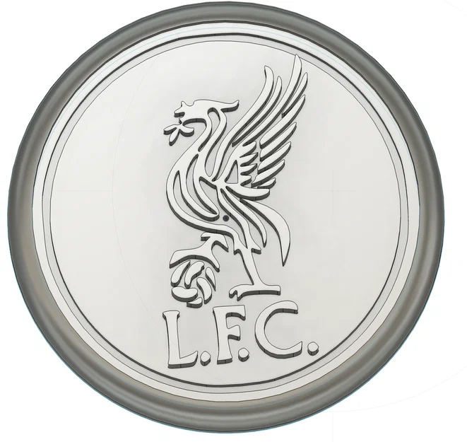 Mô hình huy chương Liverpool (Liverpool medallion) in 3D đẹp mắt - Image 1