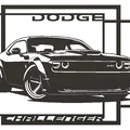 Mô hình trang trí treo tường Dodge Challenger cho người đam mê xe - Thumbnail 2