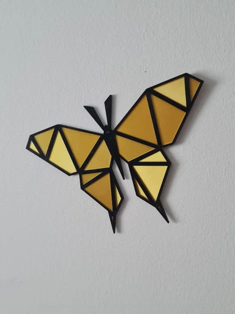 Tranh Treo Tường Bươm Bướm Low Poly / Geometric - Image 1