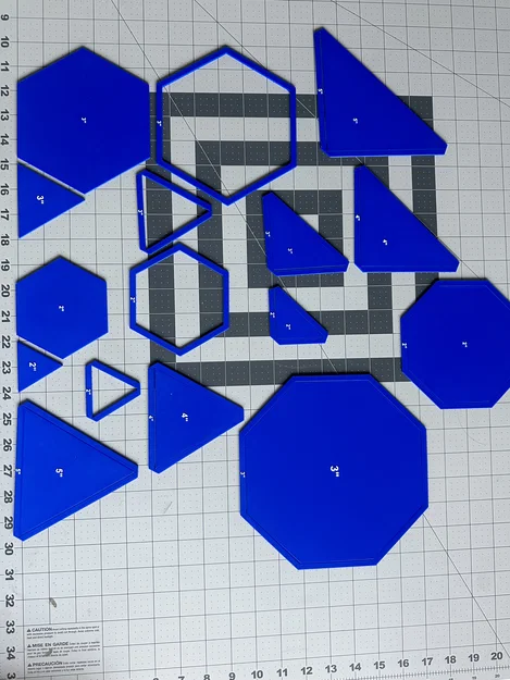 Template Quilt Hình Học (Geometric Quilt Templates) - Image 1