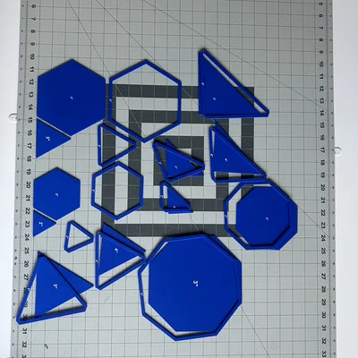 Template Quilt Hình Học (Geometric Quilt Templates)