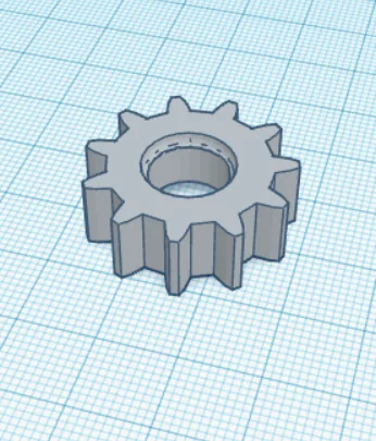 Mẫu bánh răng (Gear) cơ khí chuẩn cho dự án in 3D - Image 1