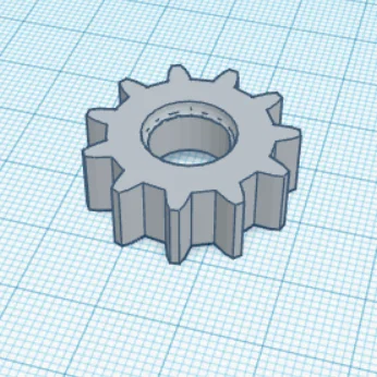 Mẫu bánh răng (Gear) cơ khí chuẩn cho dự án in 3D