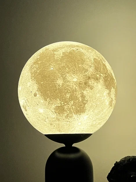 Lithophane Moon (Mặt Trăng Lithophane) - Image 1