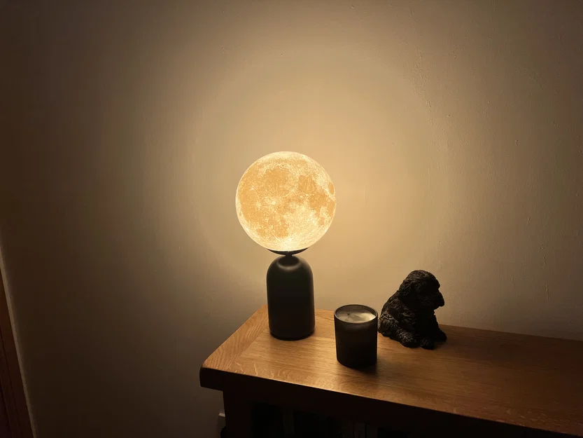 Lithophane Moon (Mặt Trăng Lithophane) - Image 2