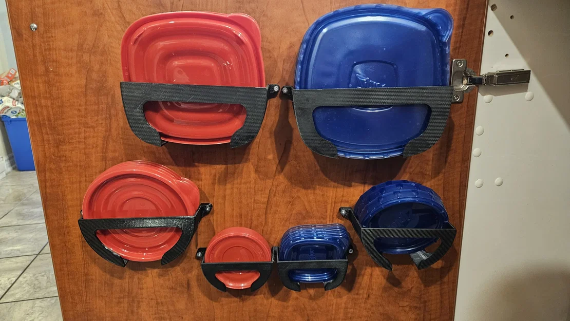 Giá giữ nắp hộp Tupperware (Tupperware lid holder) - Image 2