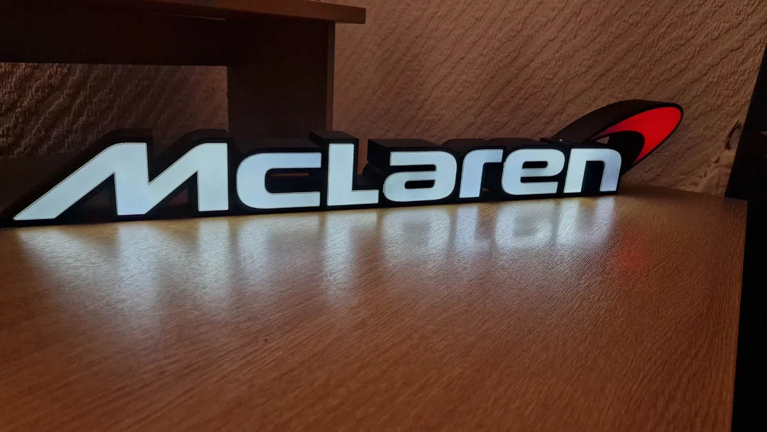 Bảng đèn Mclaren (Mclaren light sign) - Image 1