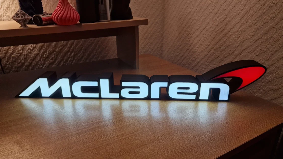 Bảng đèn Mclaren (Mclaren light sign) - Image 2