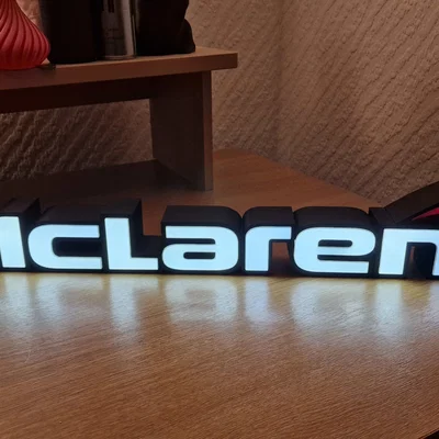 Bảng đèn Mclaren (Mclaren light sign)