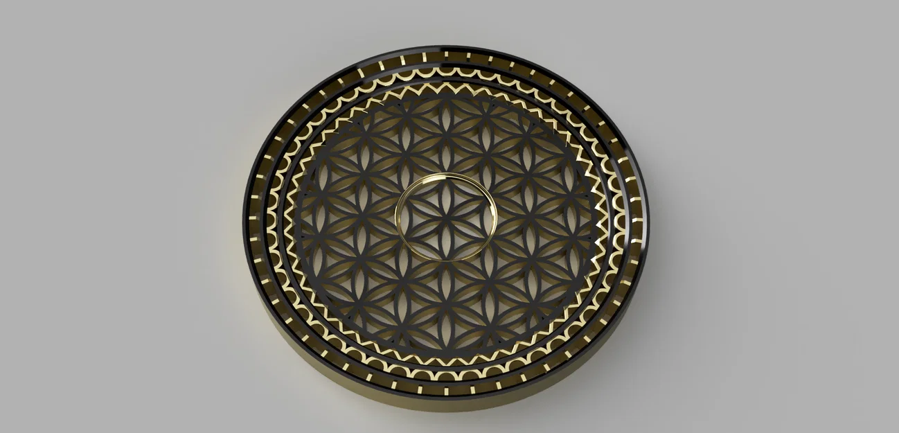 Tranh treo tường nghệ thuật Flower of Life in 3D đầy tinh tế - Image 1