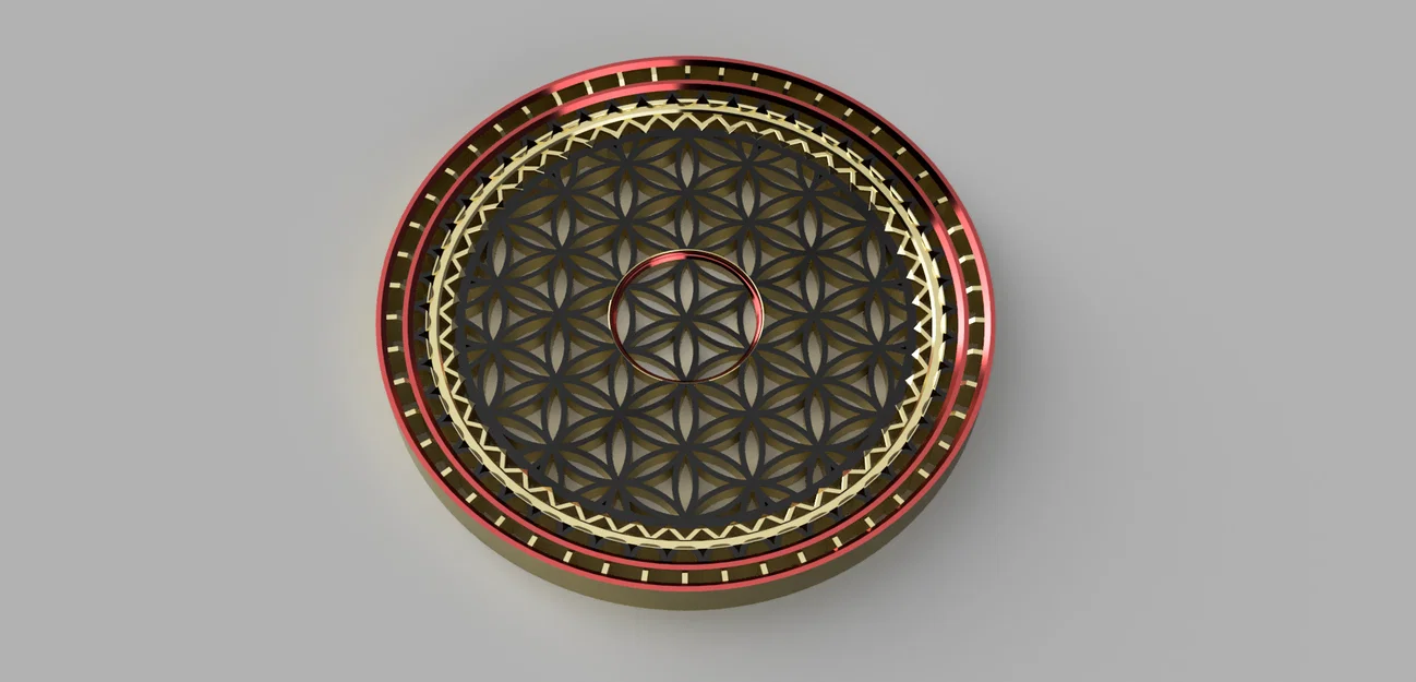 Tranh treo tường nghệ thuật Flower of Life in 3D đầy tinh tế - Image 2