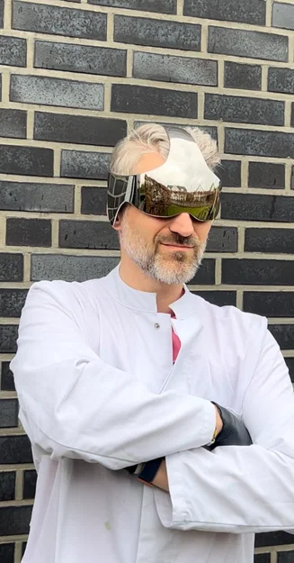 Mô hình kính VR San-Ti từ phim 3 Body Problem để cosplay - Image 2