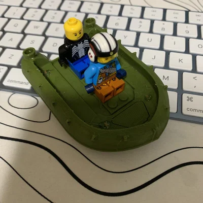 Mô hình bè cứu hộ nổi trên nước cho nhân vật Lego
