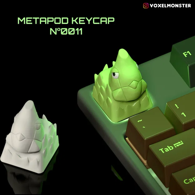 Keycap Metapod Nº0011: Phụ kiện trang trí bàn phím cơ cực chất - Image 1
