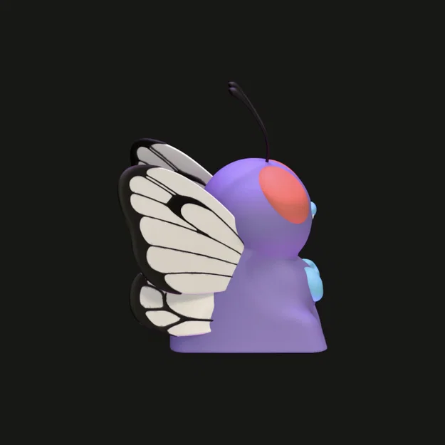 Keycap Butterfree N0012 - Phụ kiện phím cơ độc đáo cho fan Pokemon - Image 2