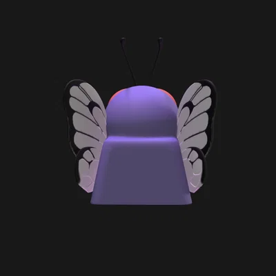Keycap Butterfree N0012 - Phụ kiện phím cơ độc đáo cho fan Pokemon