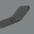 Nắp đậy khóa tay cầm Airbus A320 (Sidestick Lockout Cover) 3D - Thumbnail 1