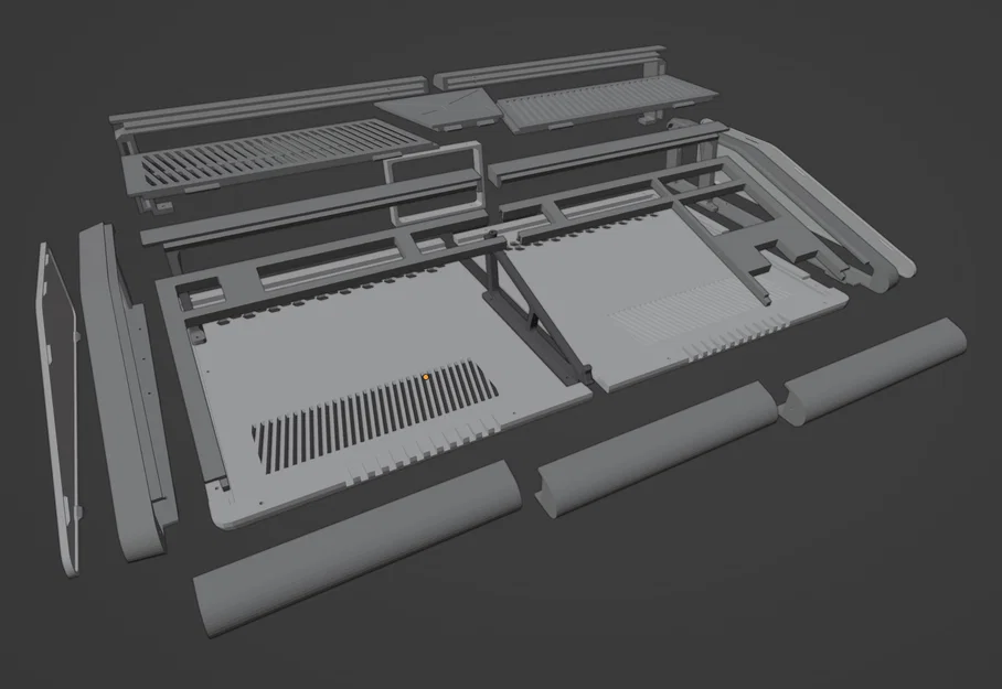 Vỏ máy tính Retro Wedge Computer Case - Image 6