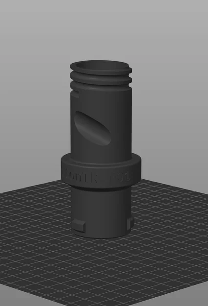 Đầu chuyển đổi osVAC cho máy phay Triton TRA001 và MOF001 in 3D - Image 1